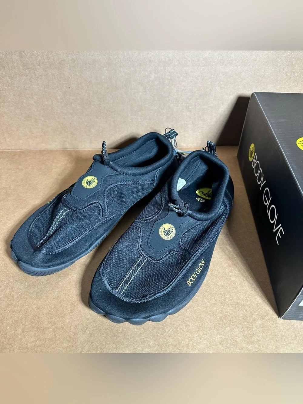 Body Glove Men's Black Water Shoe, Riverbreaker II , Aqua Socks, Size 10, New